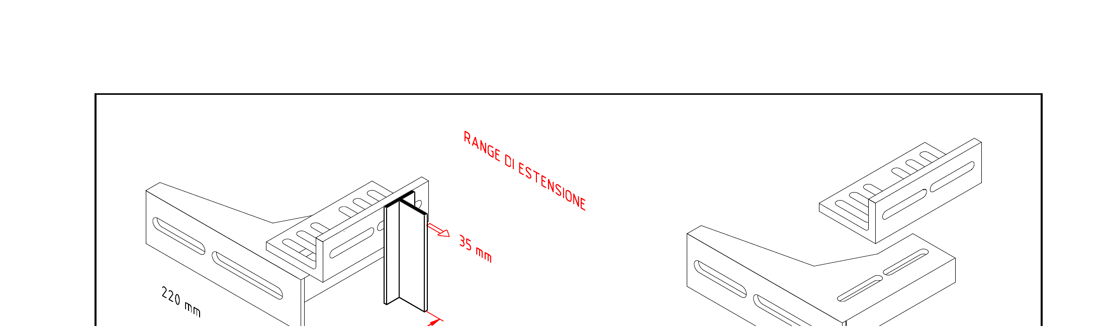 Counterweight guide rails